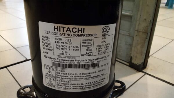 Jual Compressor Hitachi scroll 4pk 453DH-75C2